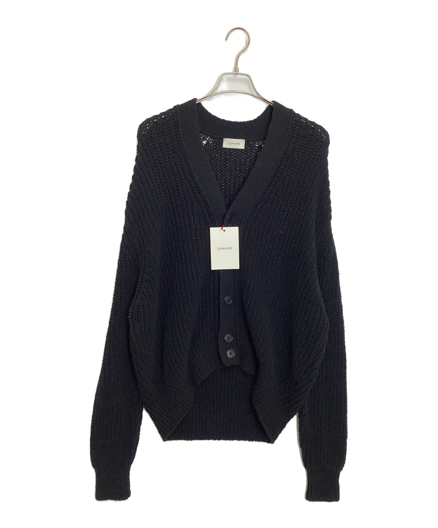 中古・古着通販】LEMAIRE (ルメール) Chunky Cardigan ブラック サイズ