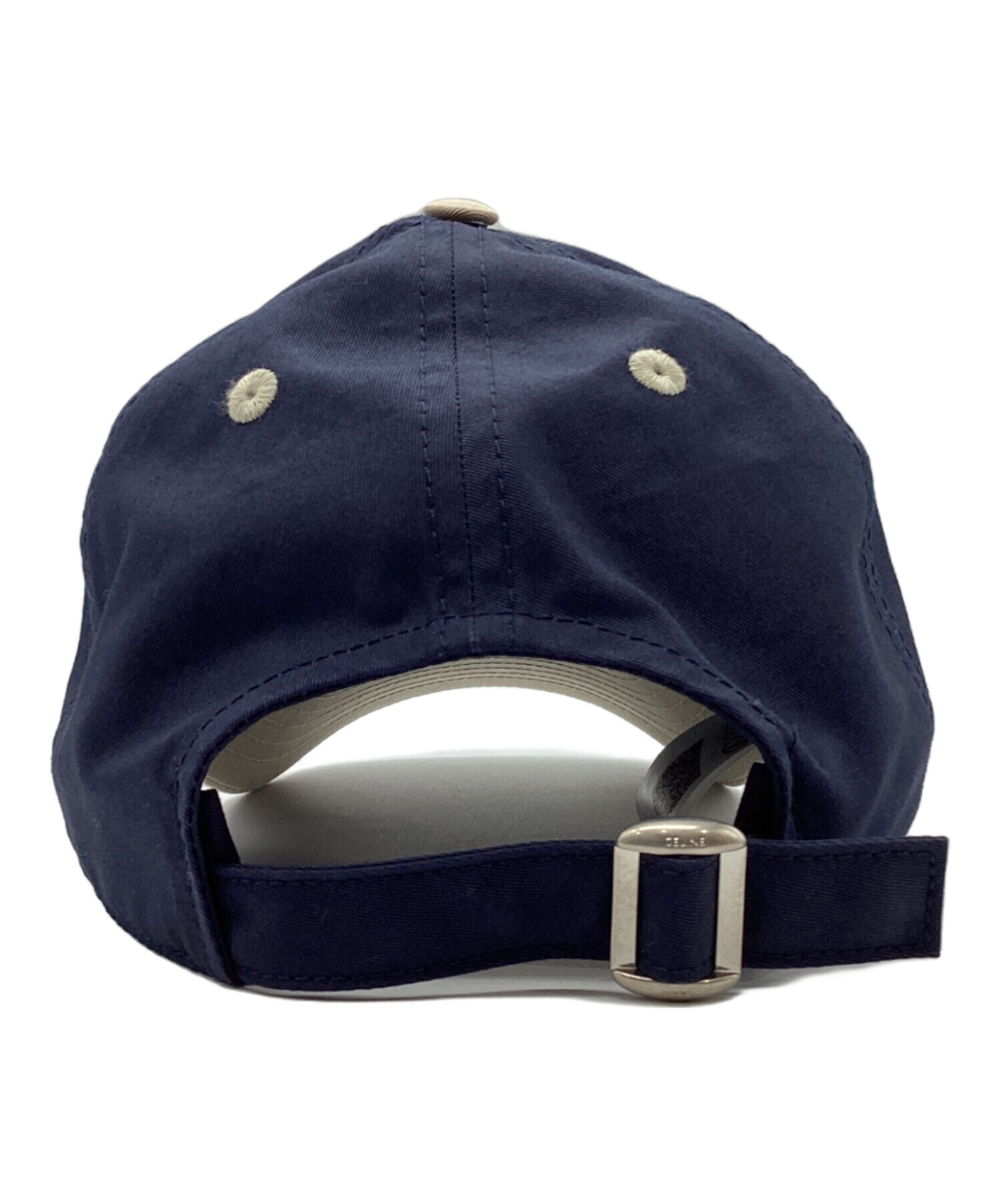 中古・古着通販】CELINE (セリーヌ) イニシャルロゴキャップ ネイビー