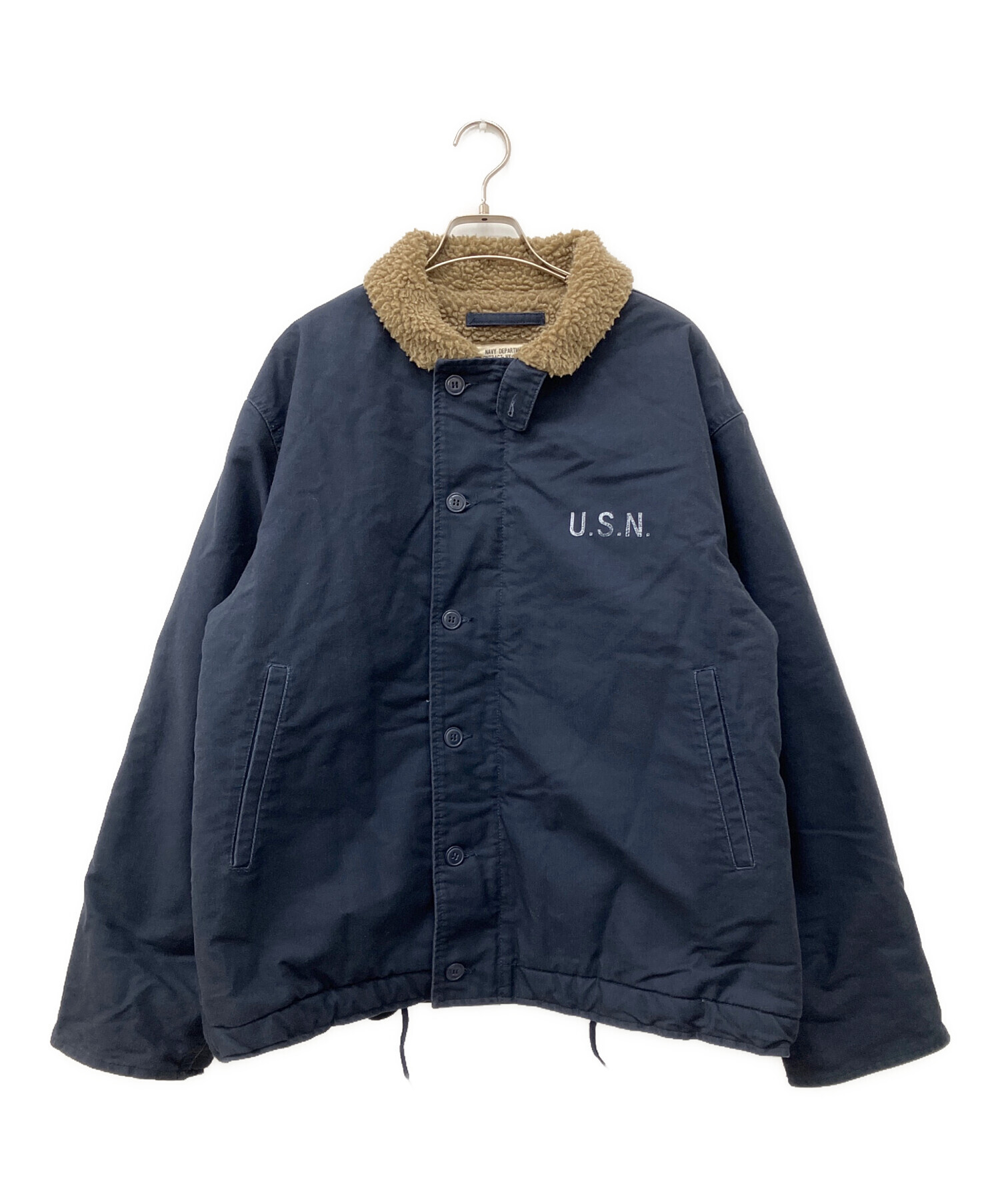 中古・古着通販】waiper (ワイパー) N-1デッキジャケット ネイビー