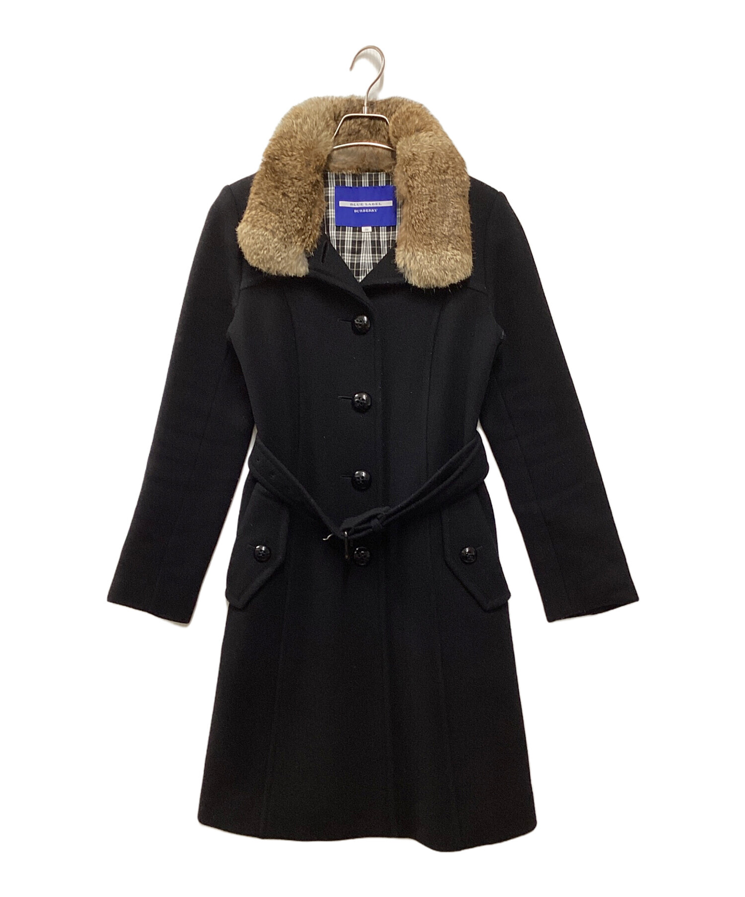 2026年最新Burberry バーバリーブルーレーベル ラビットファー Aライン