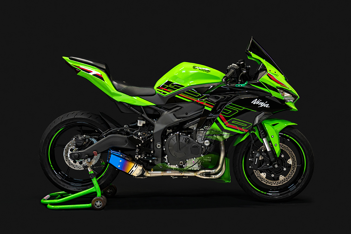 新製品情報】Ninja ZX-25R(21-23)/ZX-4R SE/ZX-4RR レーシングダウン