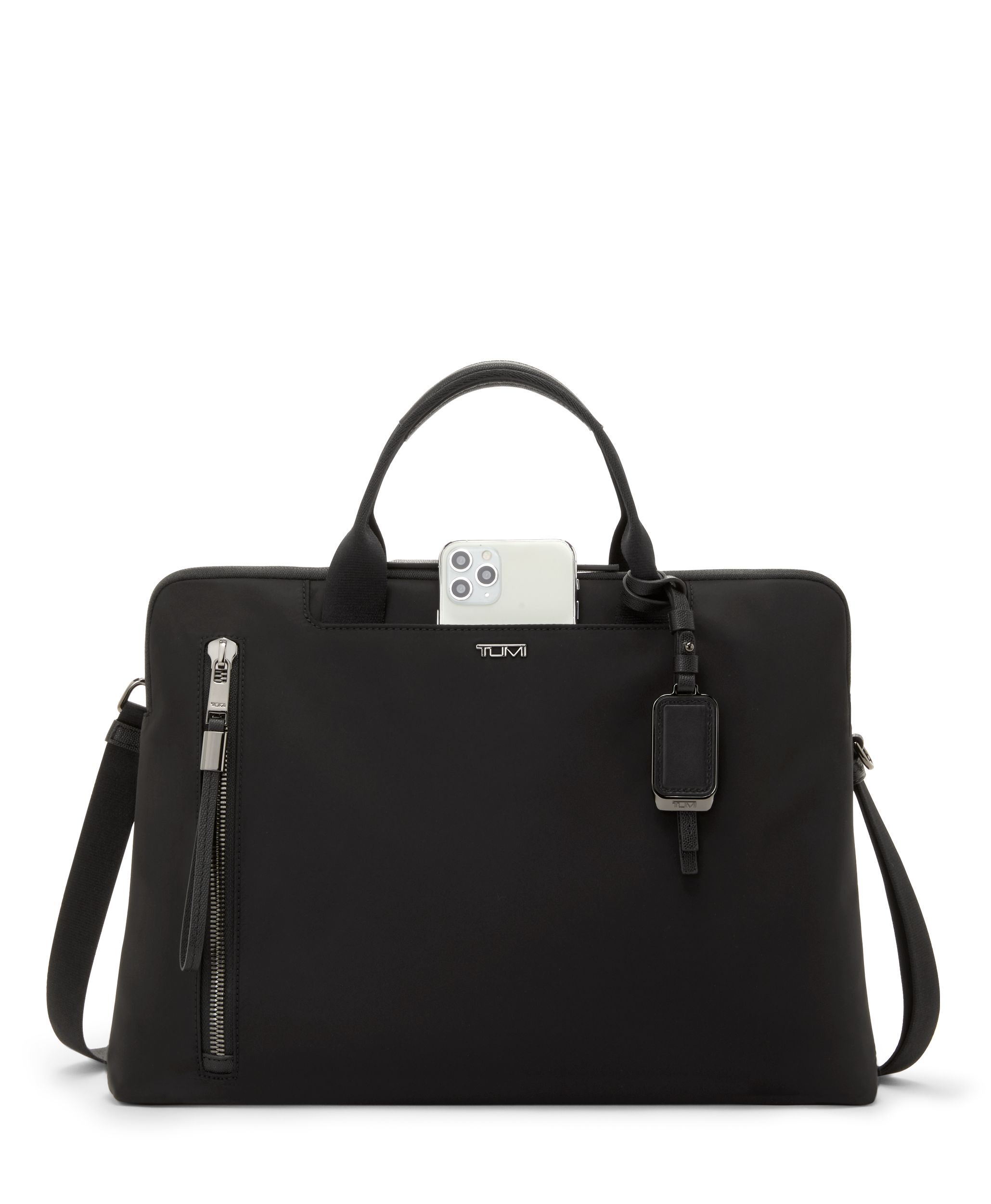 Voyageur Benin Laptop Carrier in Black/Gunmetal | TUMI HK