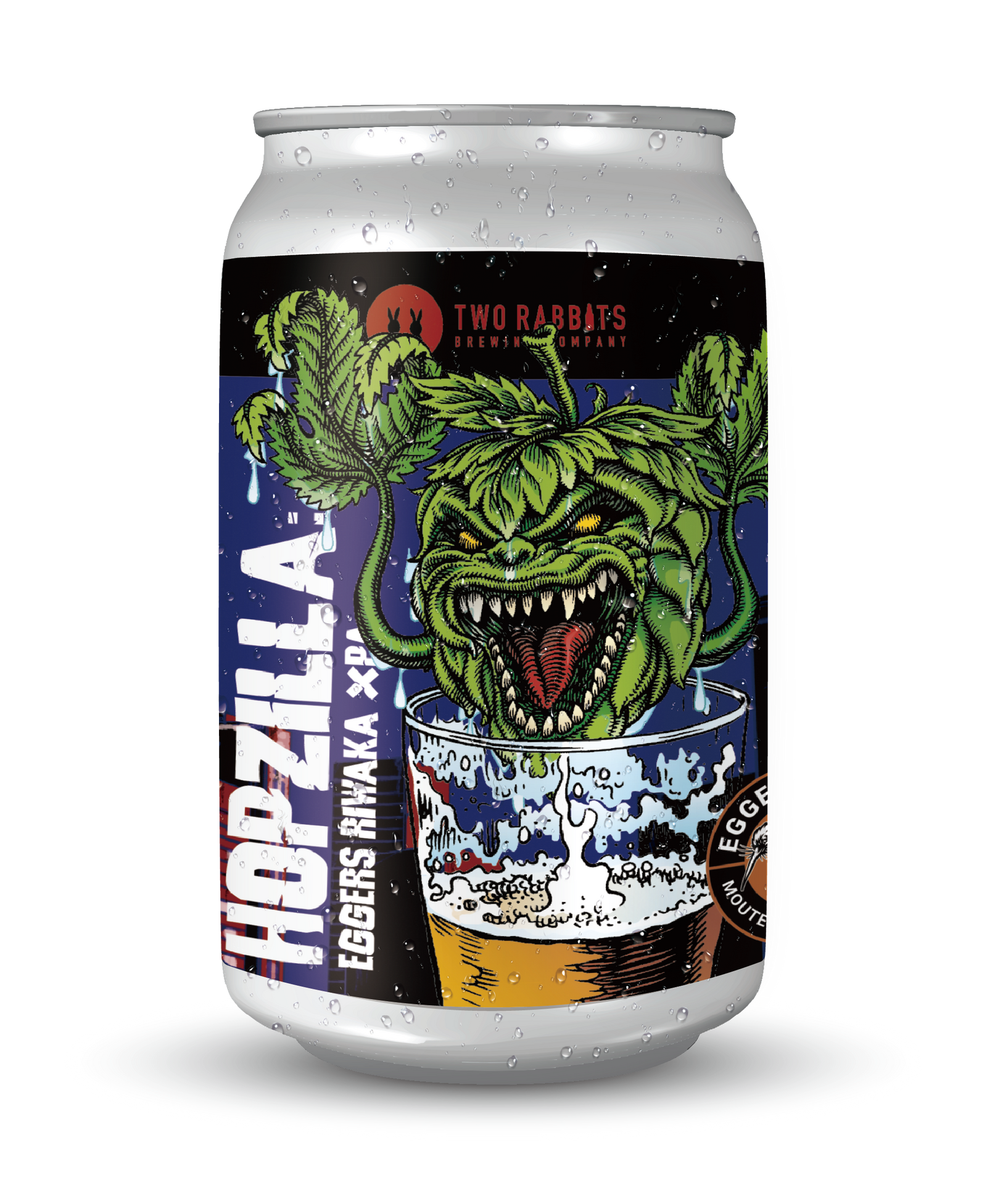 ホップジラ〈HOPZILLA: EGGERS RIWAKA〉 – TWO RABBITS BREWING COMPANY