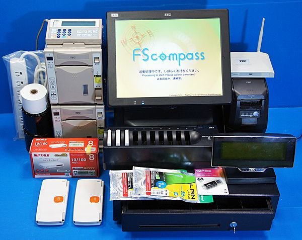 中古ポスレジ販売ドットコム】東芝テック 東芝TEC QT-100 飲食店用 HTL