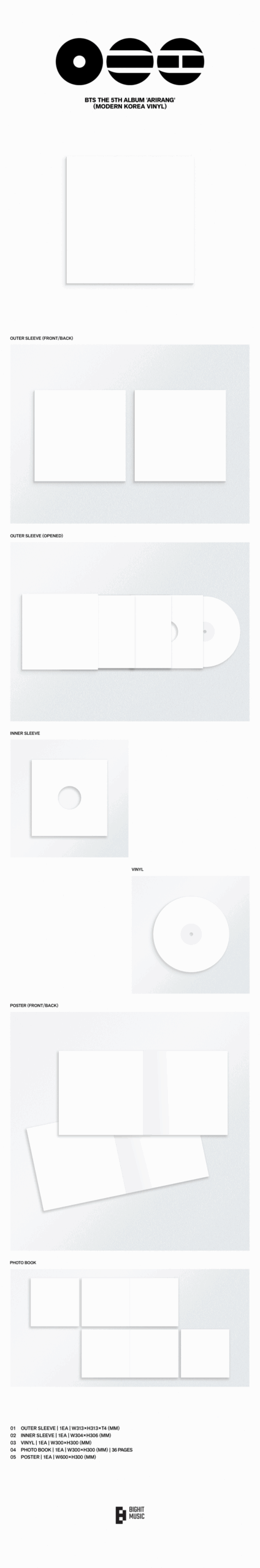BTS The 5th Album 'ARIRANG'発売決定！1月16日(金)より予約販売
