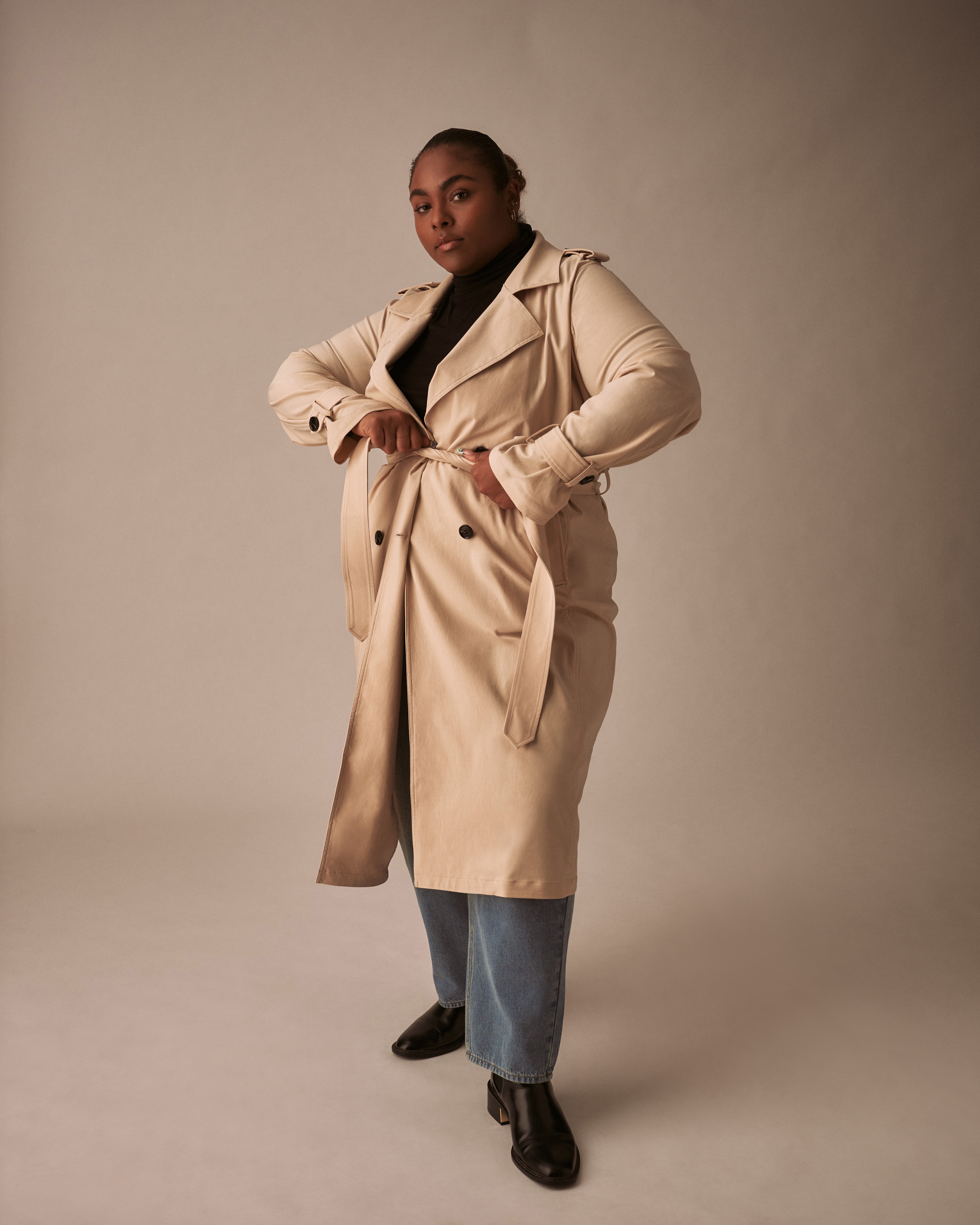 Henning x US Park Soft Trench - Birch – Universal Standard