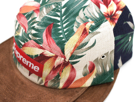 Supreme - Floral Suede Camp Cap - UG.SHAFT