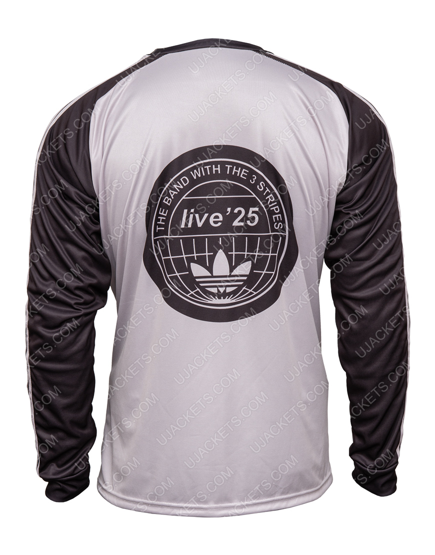 Adidas x Oasis Tour 3-Stripes Long Sleeve T-Shirt | Ujackets