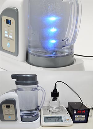 水素ガス吸入、水素水生成も、これ1台。ルルドハイドロフィクス