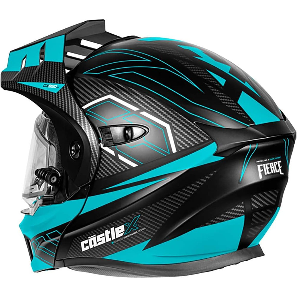Castle X CX950 V2 Fierce Modular Dual-Sport Helmet W/Electric Lens