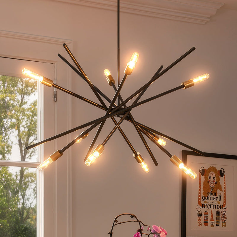 UHP2070 Modern Industrial Chandelier, 19-5/8