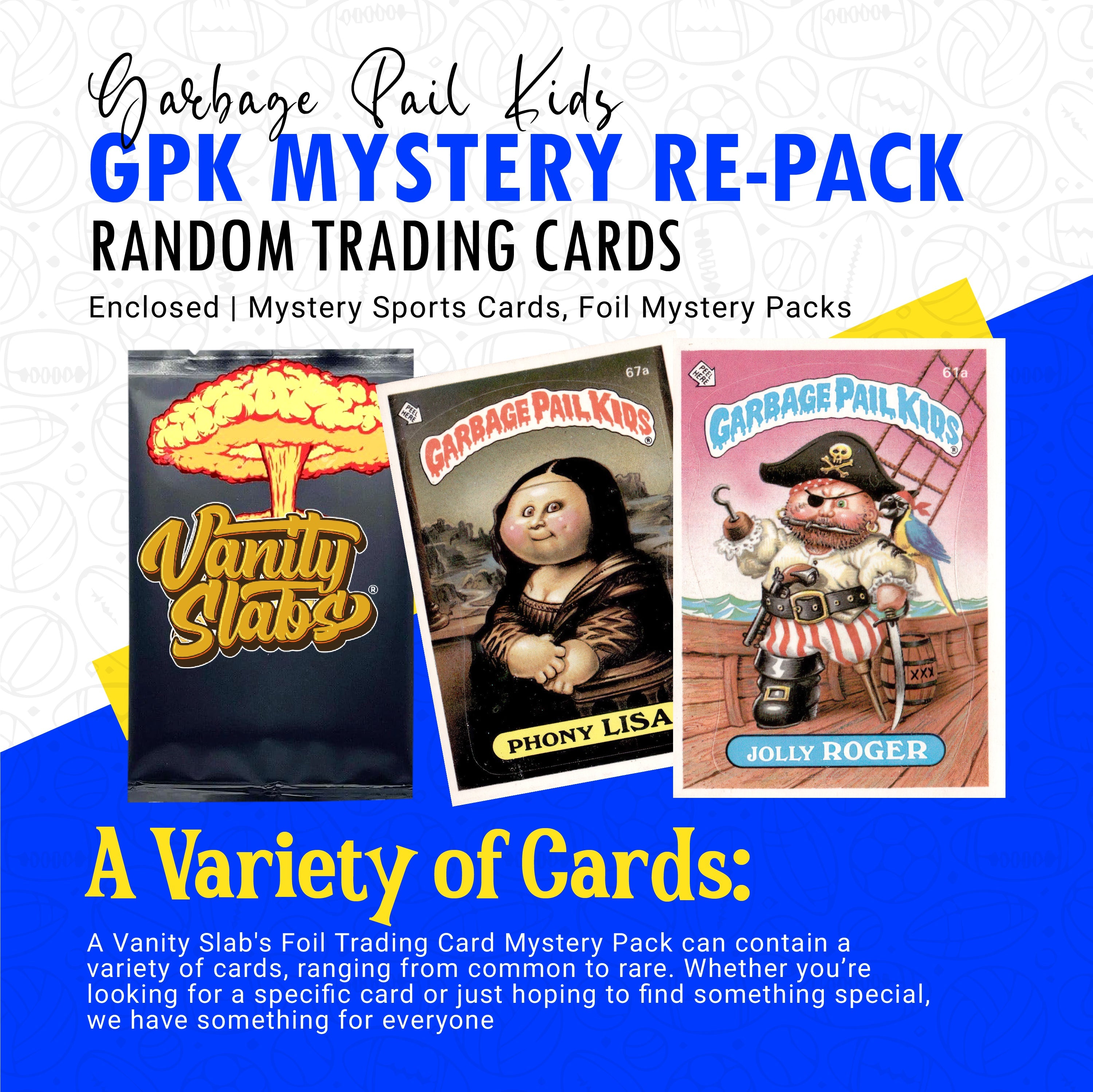 Garbage Pail Kids GPK Mystery Pack Random Trading Cards – Vanity
