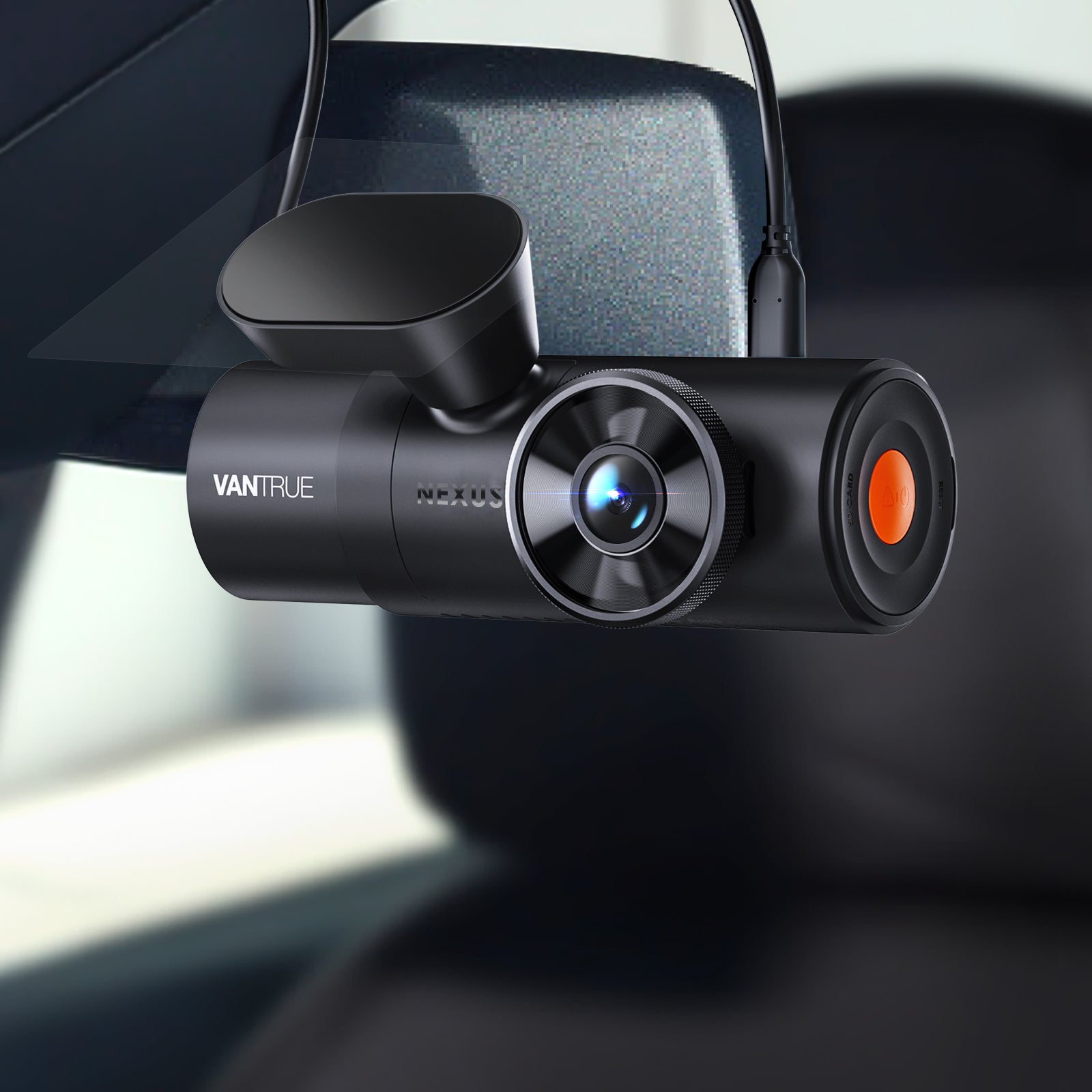 Vantrue N4 Pro 4K Dash Cam – 3-Channel, Night Vision, WiFi & GPS