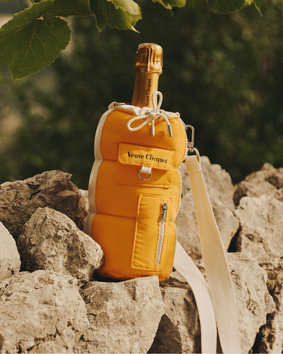 Puffy Champagne Bottle Holder | Veuve Clicquot