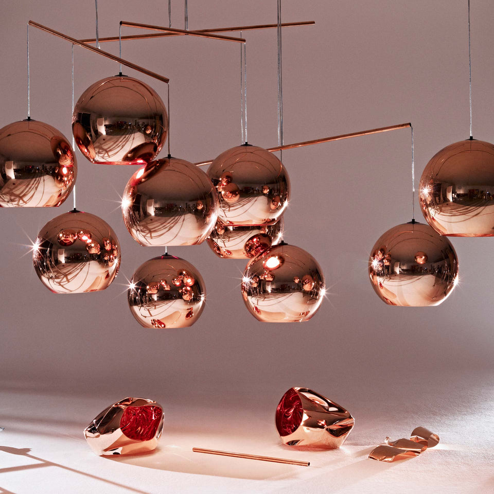 Copper Round 25cm Pendant - Tom Dixon – Vertigo Home