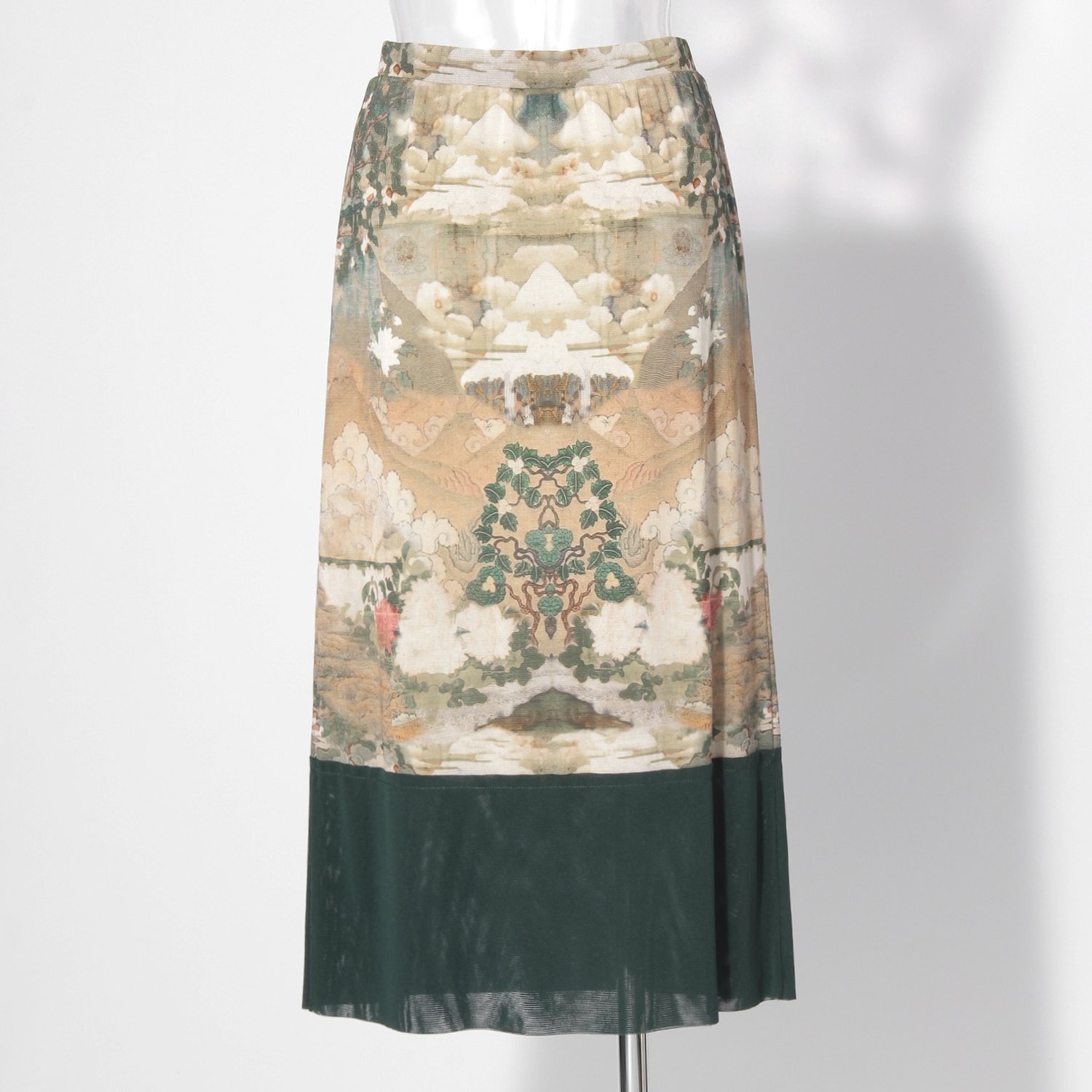 Buddha print net スカート｜VIVIENNE TAM（ヴィヴィアンタム）公式