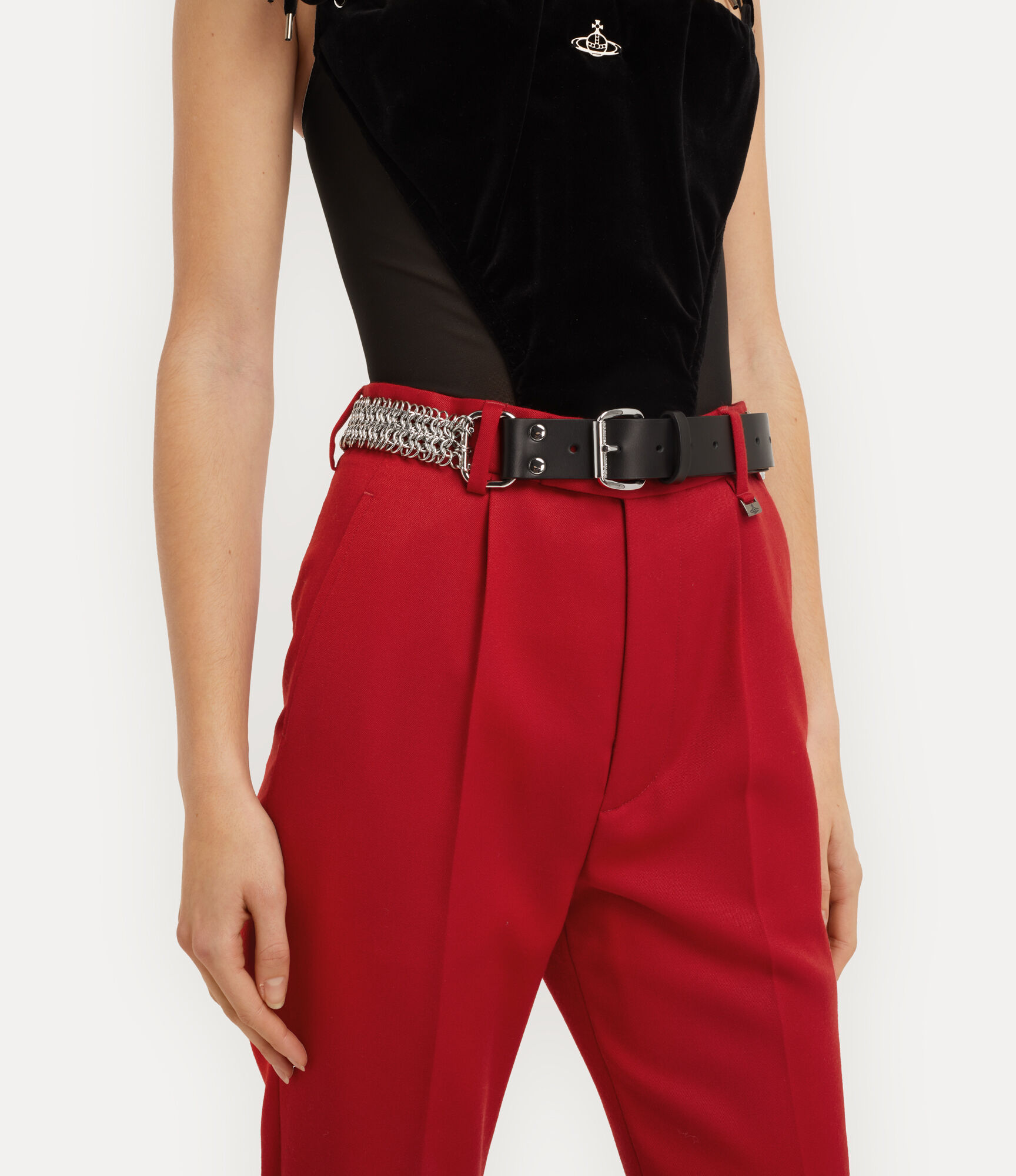Chain Leather Belt