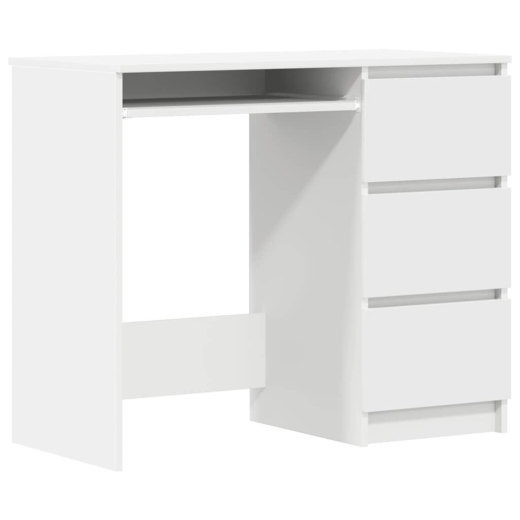 vidaXL デスク ホワイト 90x45x76cm エンジニアリングウッド | vidaXL.jp