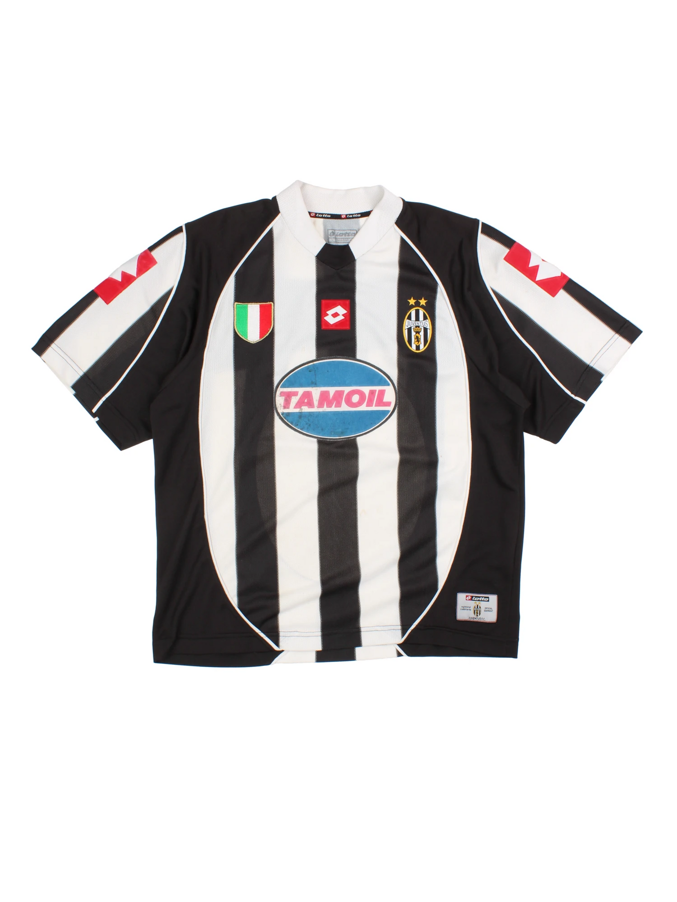2002/03 Juventus Lotto CL Home Shirt (Size L) – VintageFolk