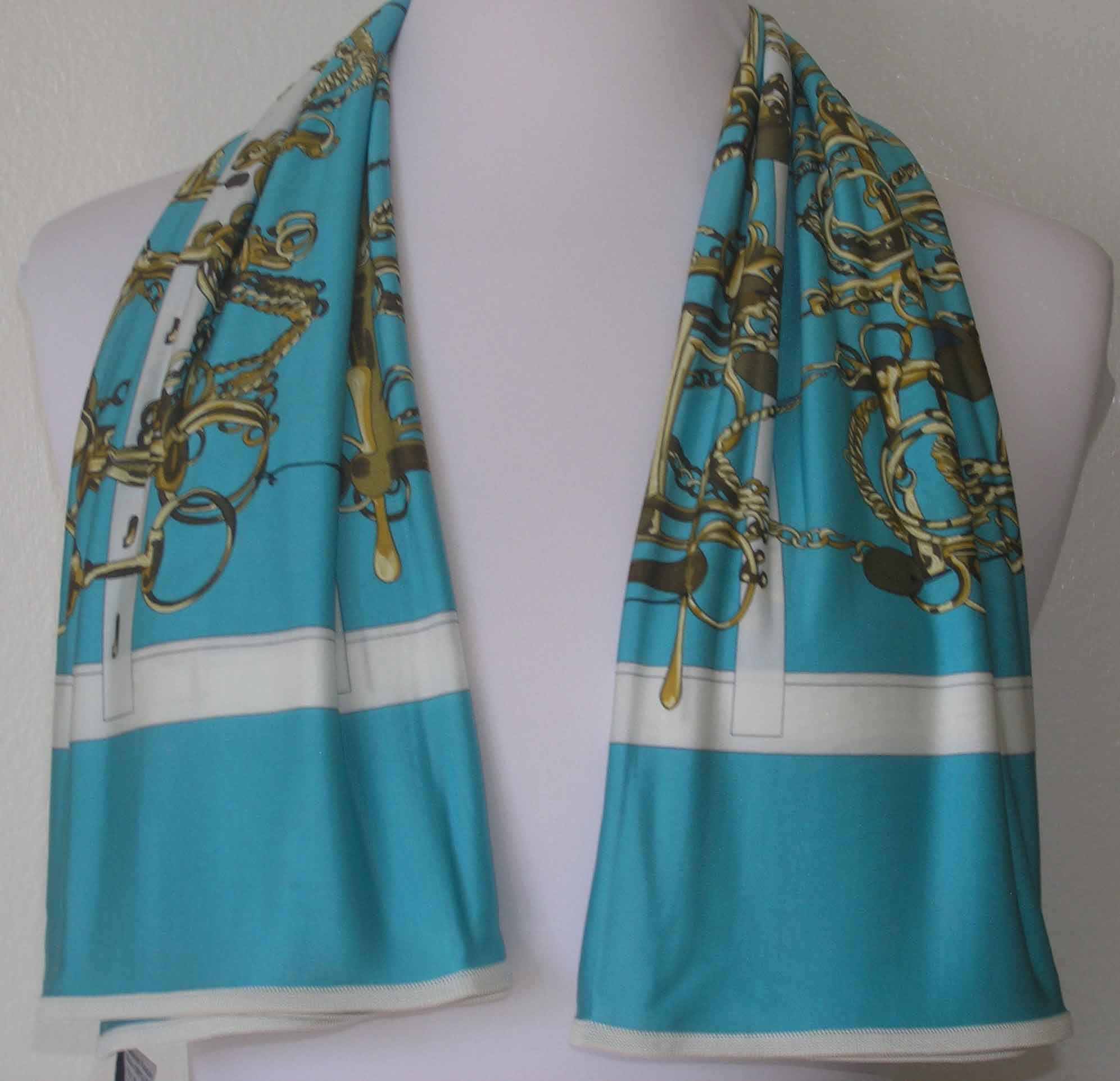 Mors et Filets Hermes Jersey Scarf - It's All Goode