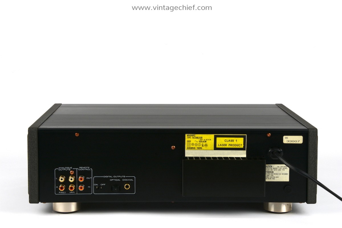 High End Marantz CD-80 CD Player + ZAMAC Side Panels + Remote