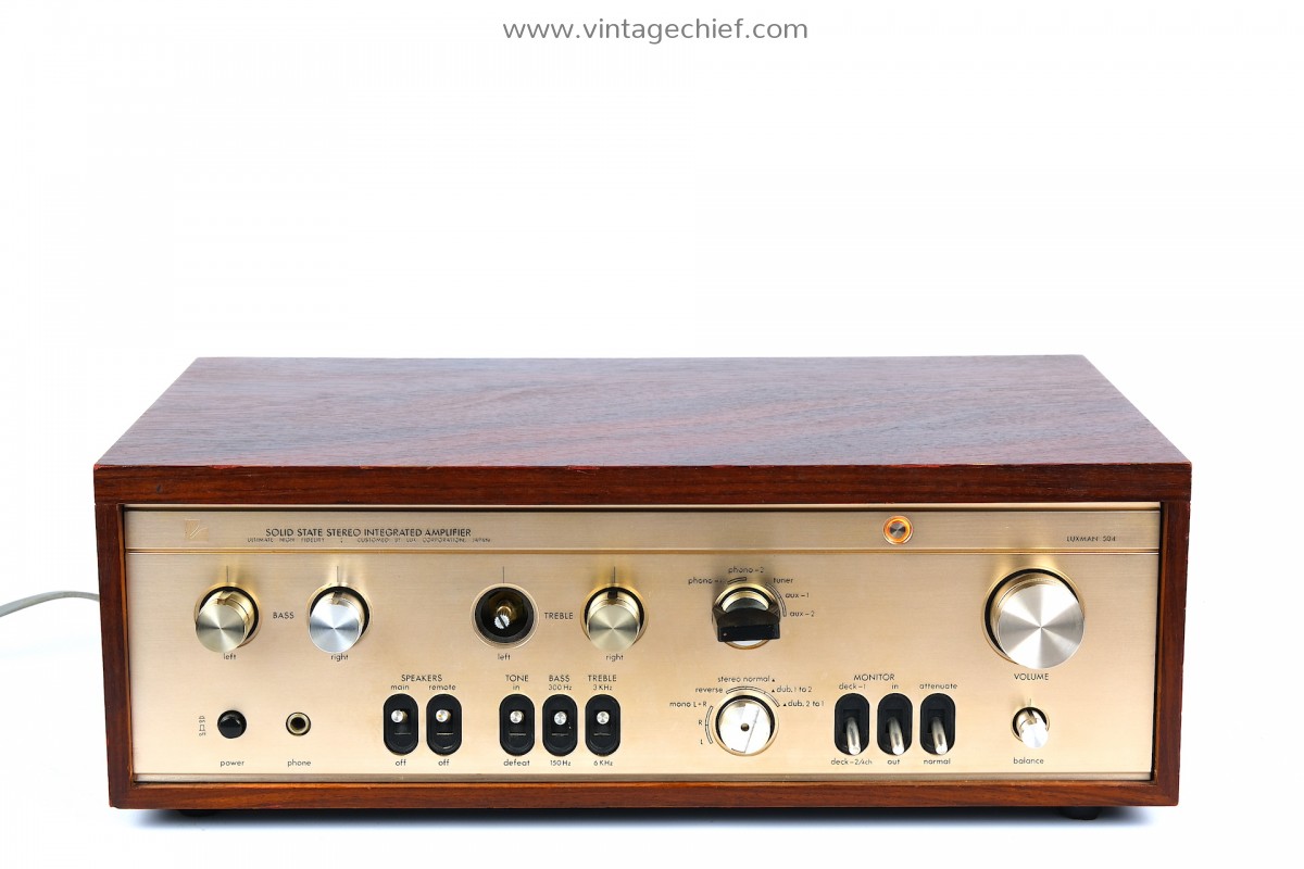LUXMAN L-504 プリメインアンプ 【公式通販】