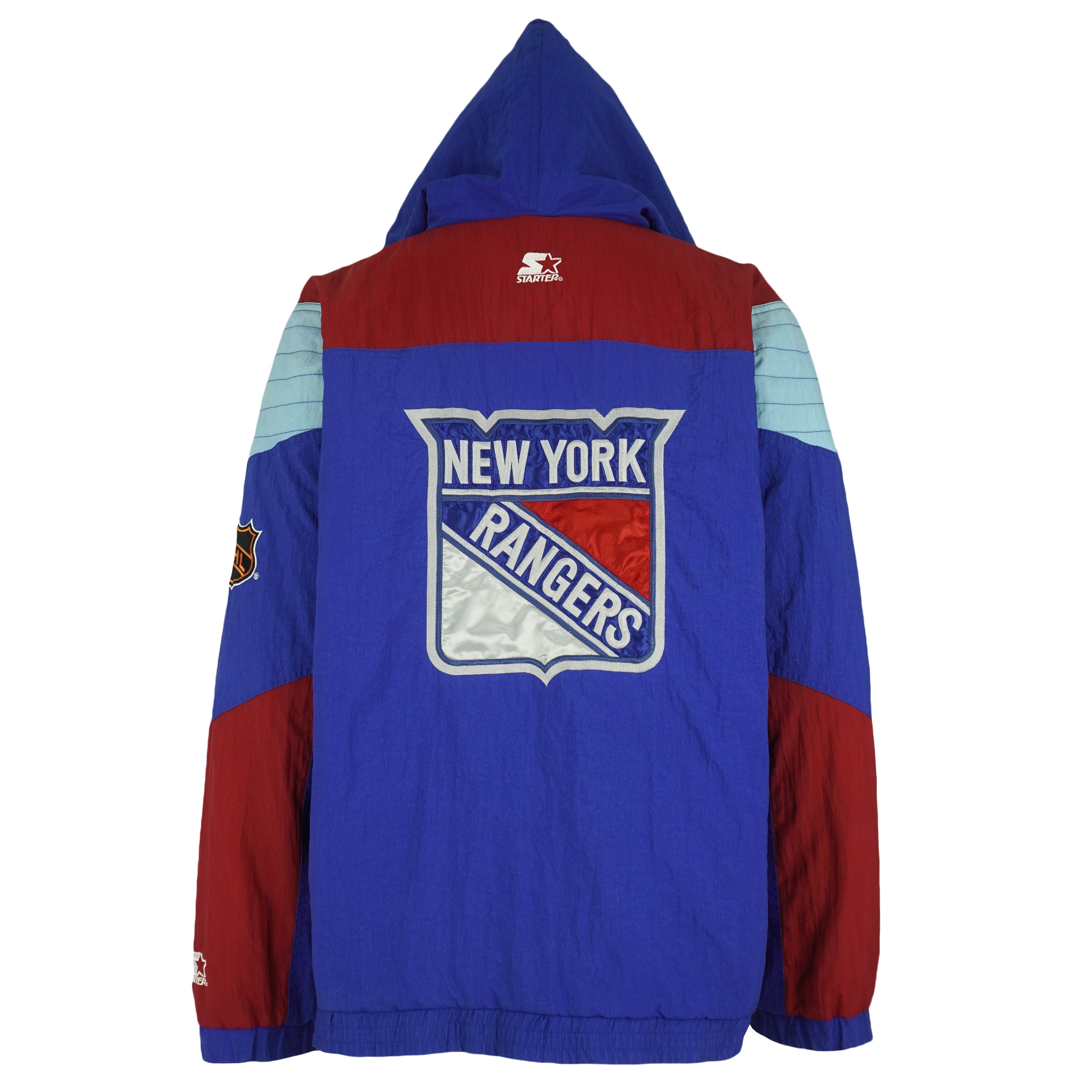 Vintage Starter - New York Rangers Hooded Jacket 1990s X-Large