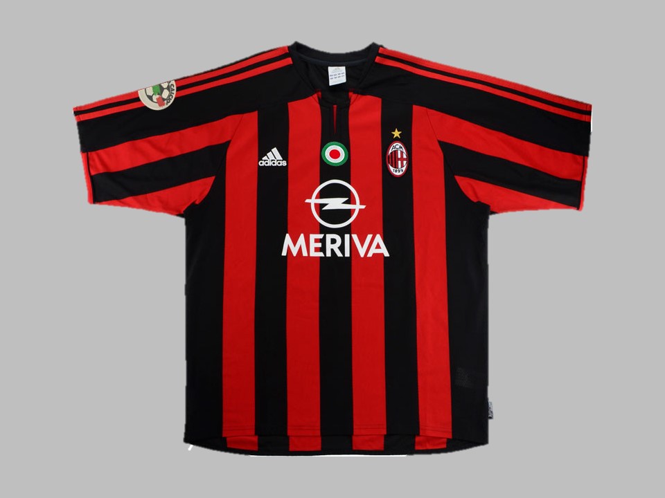 AC MILAN 2003 2004 KAKA 22 HOME SHIRT SERIE A (Excellent) XL