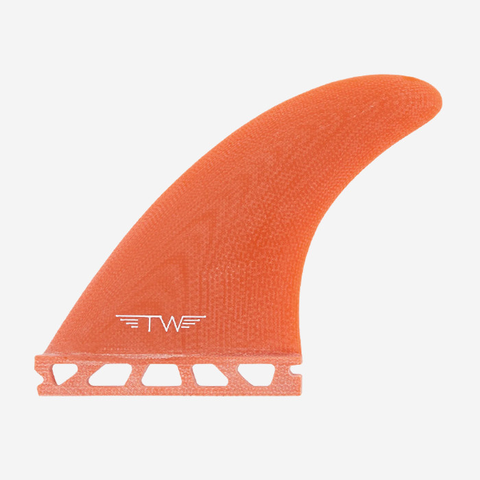 5-fins Single Tab - Tyler Warren Orange - size M, CAPTAIN FIN CO