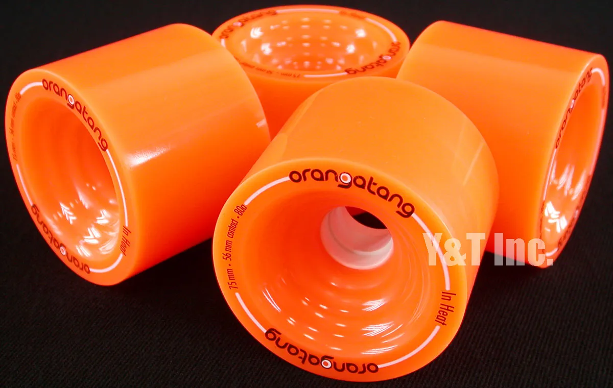 ローデッドオランガタンインヒート75mm80aオレンジ・70mmから75mmまで