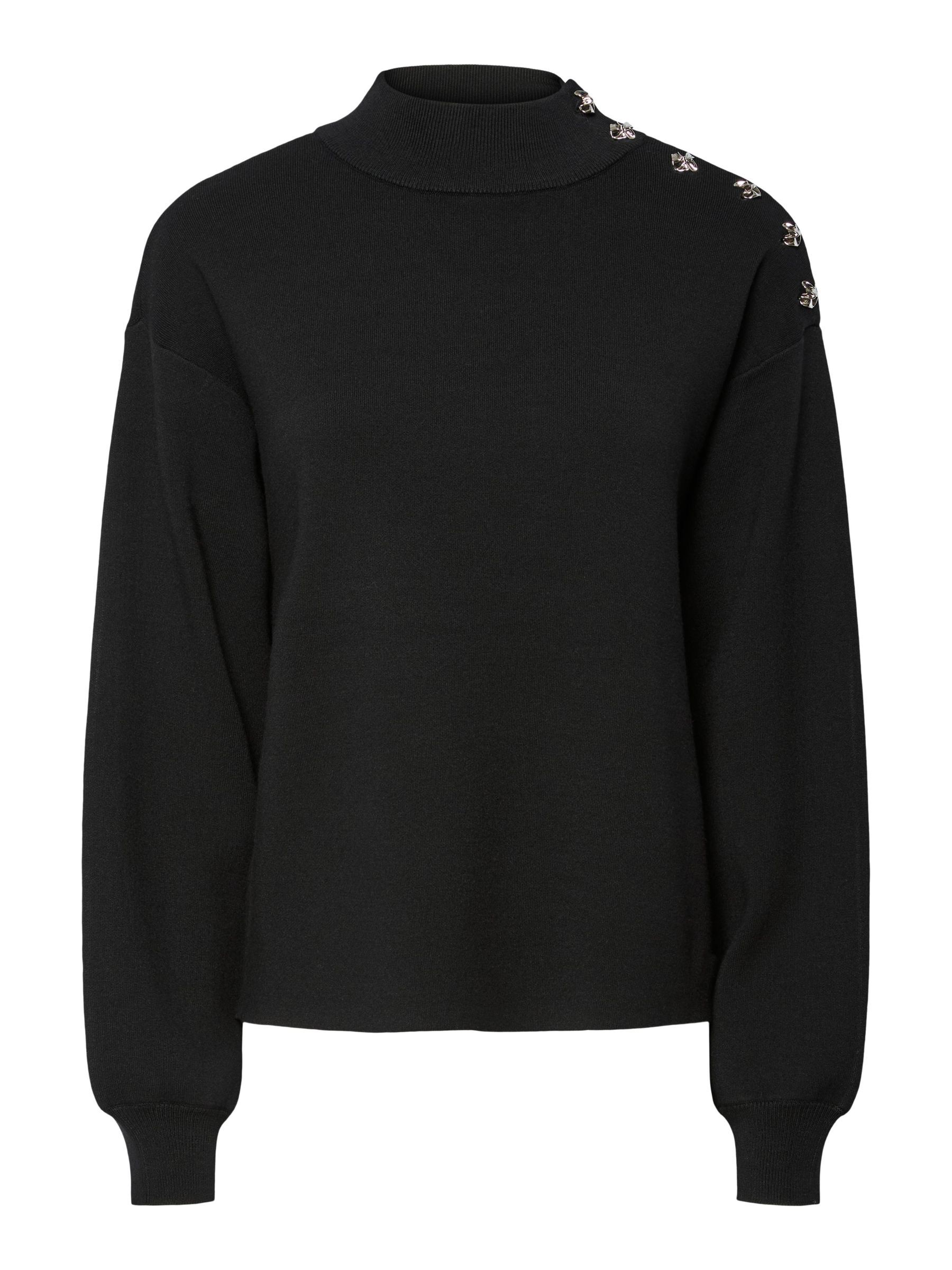 bordersatbalcony PEARL KNIT PULLOVERブラック bordersatbalcony