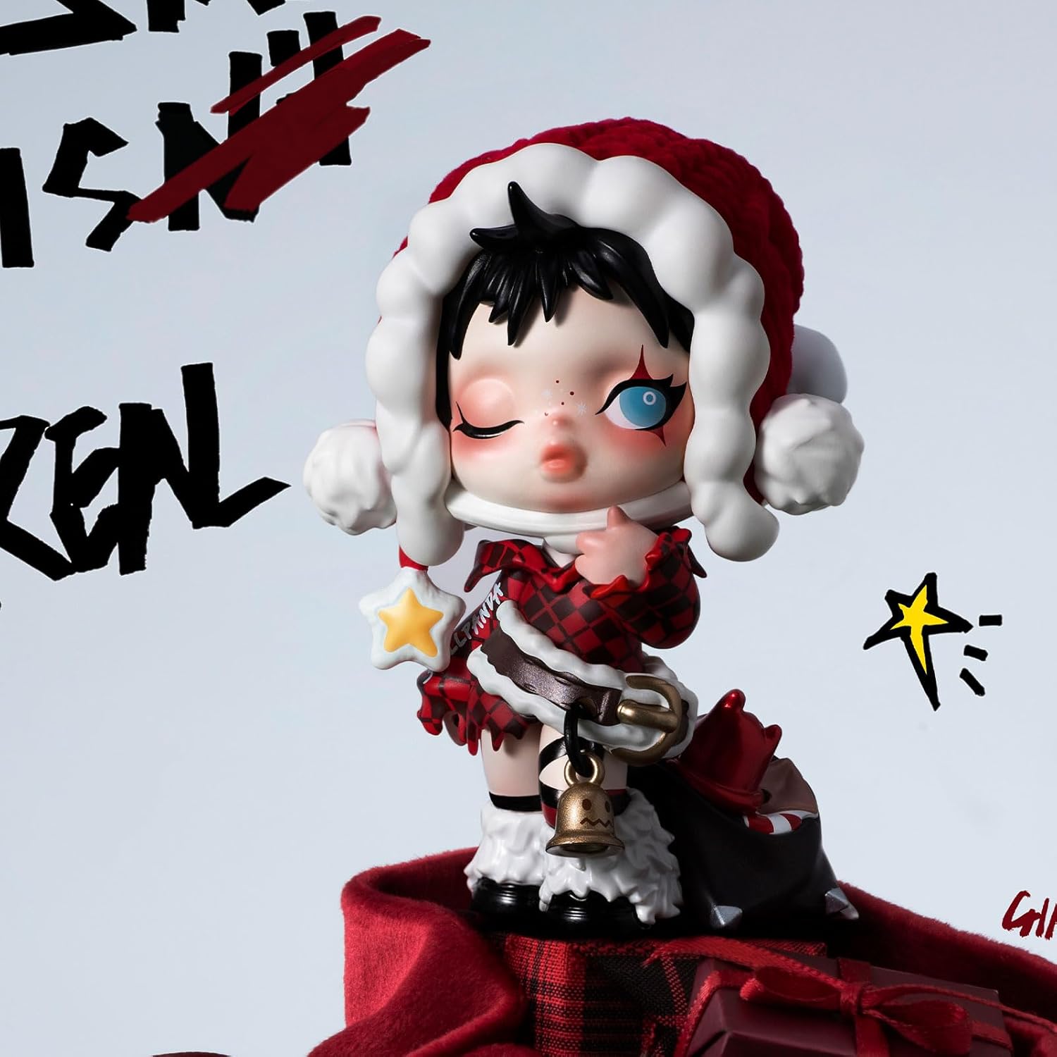Christmas POP MART SKULLPANDA Wishing Time Series Figures