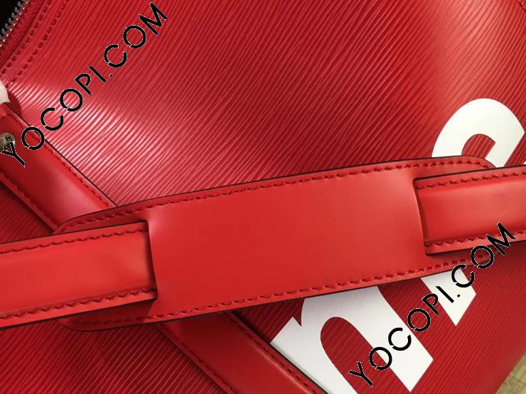 M53419】 ルイヴィトン エピ バッグ LOUIS VUITTON x SUPREME キーポル