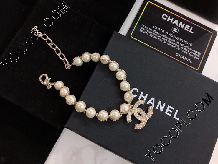 パール シャネル ブレスレット CCロゴ CHANEL ブレスレット_
