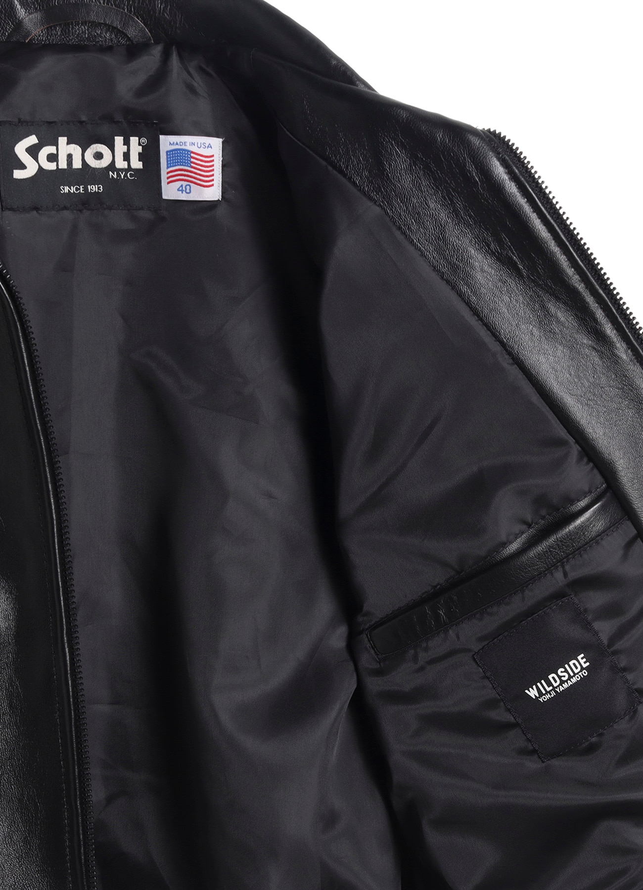 WILDSIDE YOHJI YAMAMOTO × Schott Collaboration Collection | Yohji