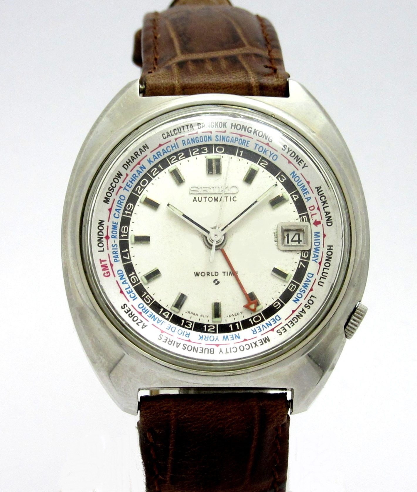 セイコー 1970s ”ワールドタイマー サードモデル” Ref-6117-6400 自動