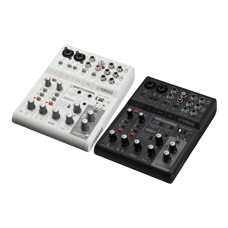AG06MK2 6-Channel Loopback Audio USB Mixer - Yamaha USA