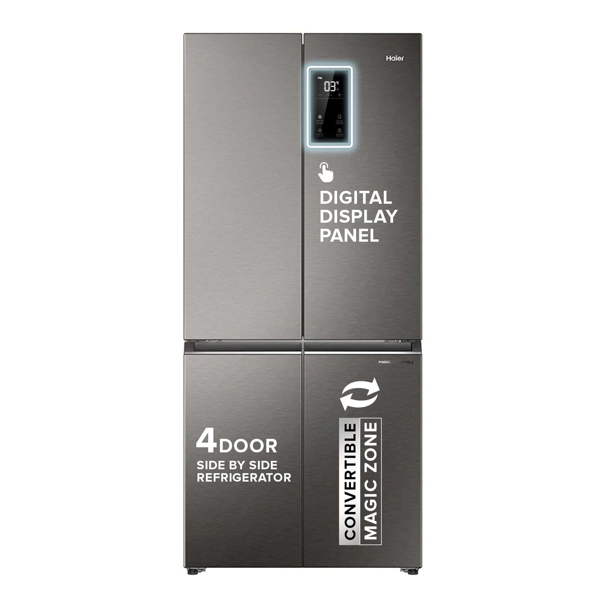 Haier 520L 3-Star French Door Refrigerator with Inverter Technology