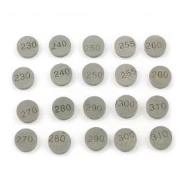 Valve Shim Kit - 13mm Diameter - 2.30mm-3.10mm - Shim Under - Pkg