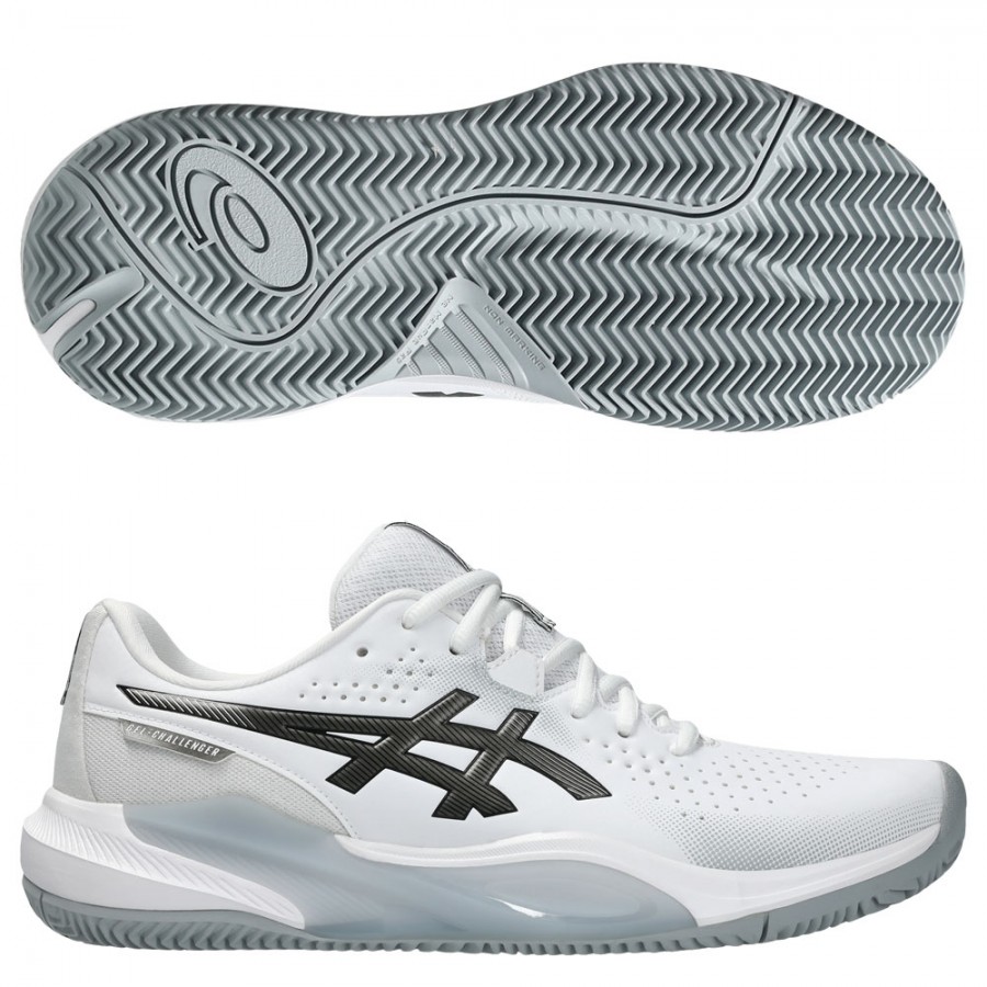 Asics Gel Challenger 15 Clay white and black 2025 | Support and