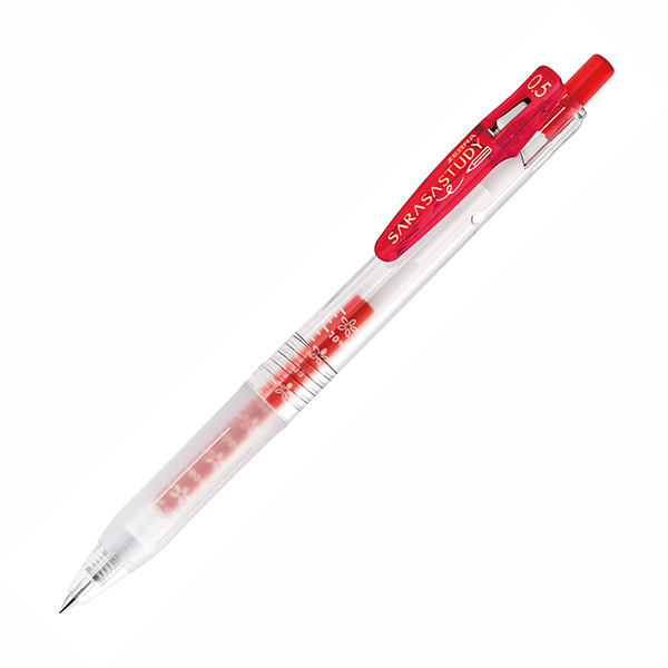 サラサスタディ 赤(0.5mm 赤): 本体【公式】ZEBRAオンラインストア