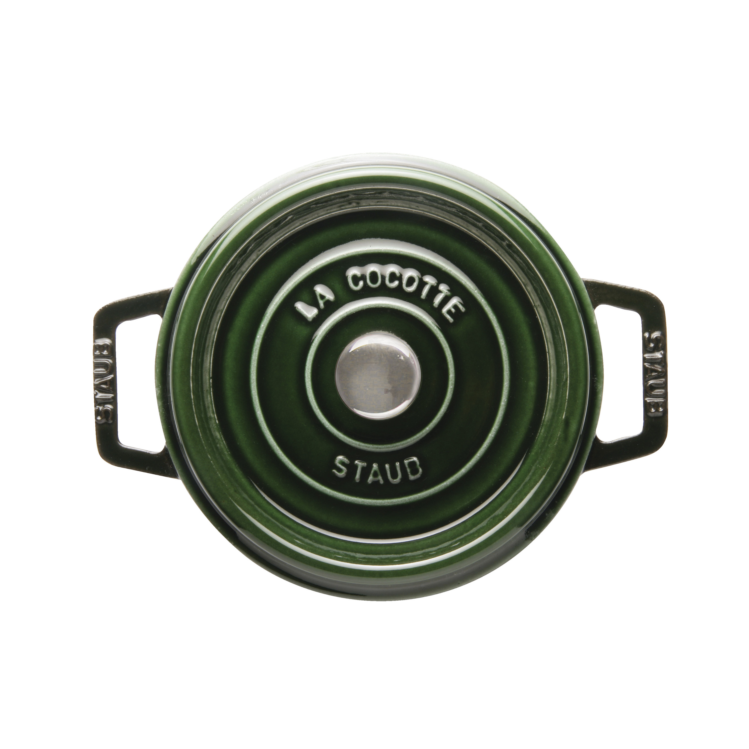 STAUB ストウブ ココット ラウンド 20cm バジルグリーン 【公式通販】