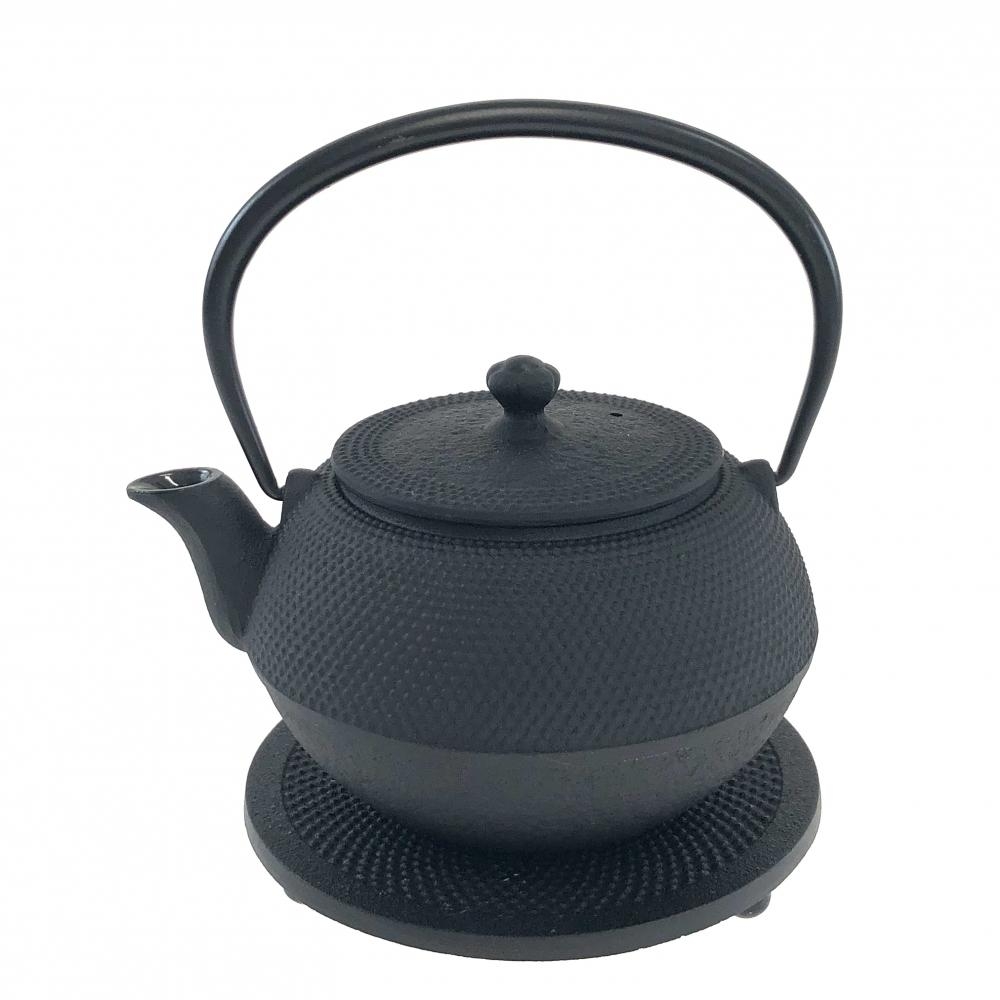 盛栄堂/鉄瓶/急須/南部鉄器/アラレ/急須台付き/箱なし/5980/ALLの高価