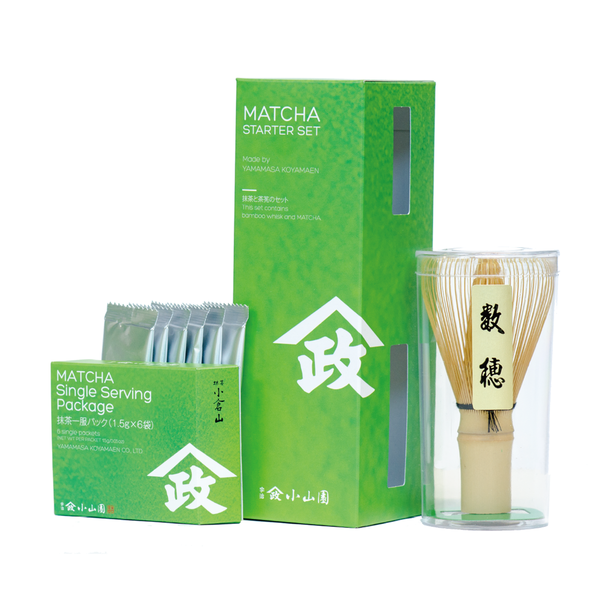 抹茶】スターターセット（小倉山一服パック入） – 山政小山園 【公式