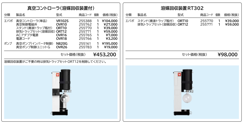 溶媒回収装置付き真空コントローラー（RT402G）｜ヤマト科学株式会社