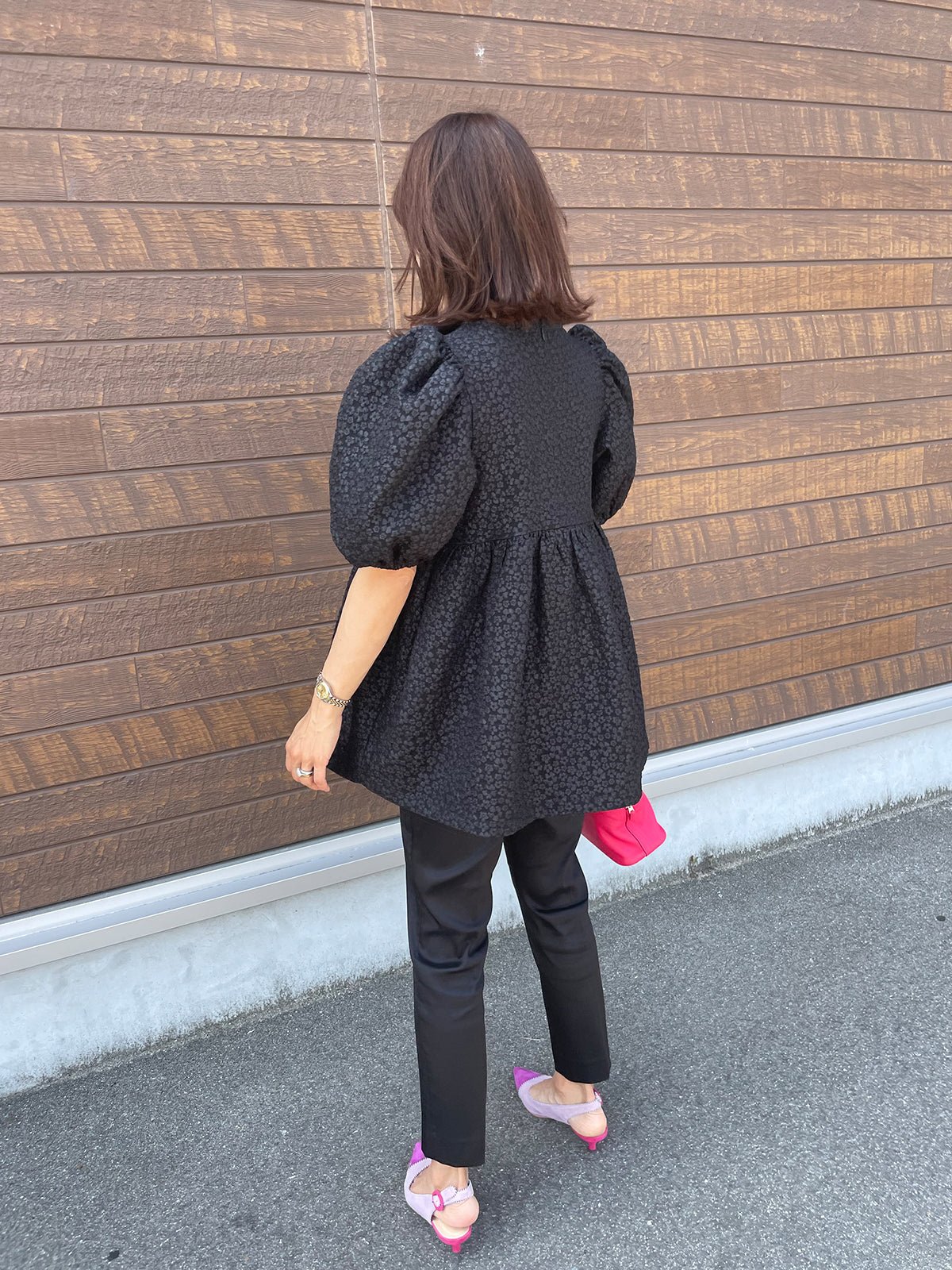Jacquard Flowers Tops / ジャガード フラワー トップス – youa. by NT.