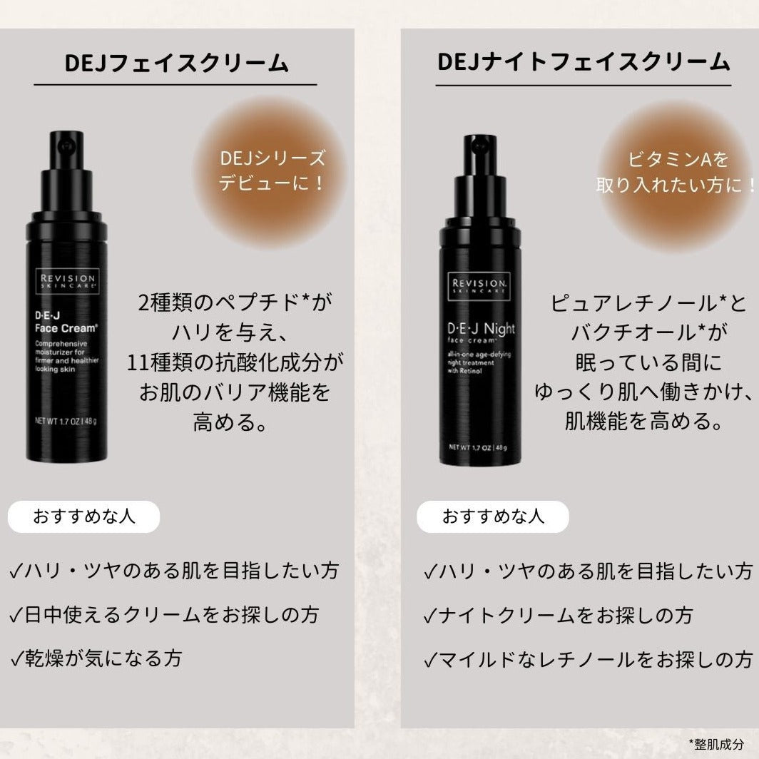 リビジョン スキンケア DEJナイトフェイスクリーム｜ドクターズコスメ