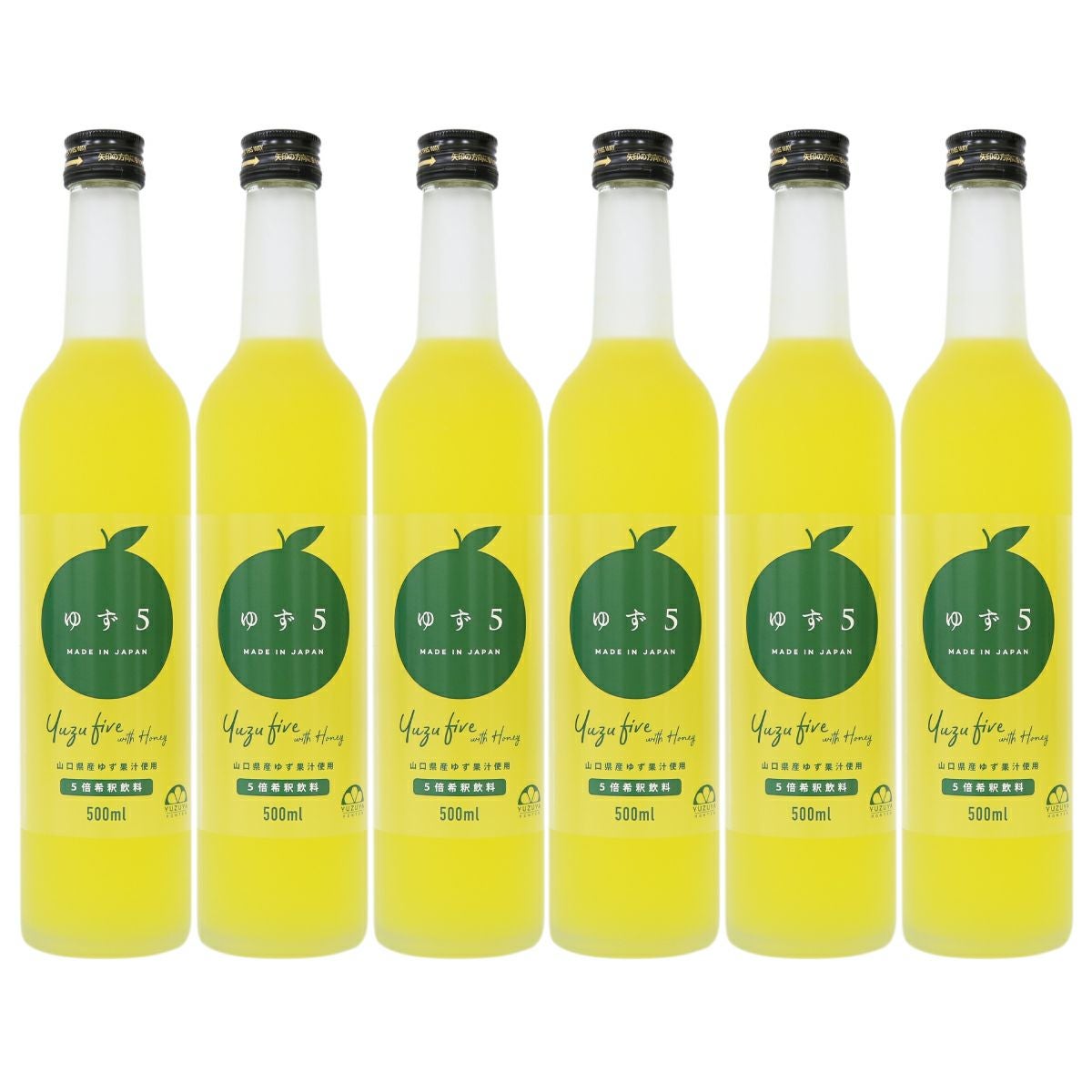 ゆず5（500ml）6本 | 柚子屋本店ONLINE STORE
