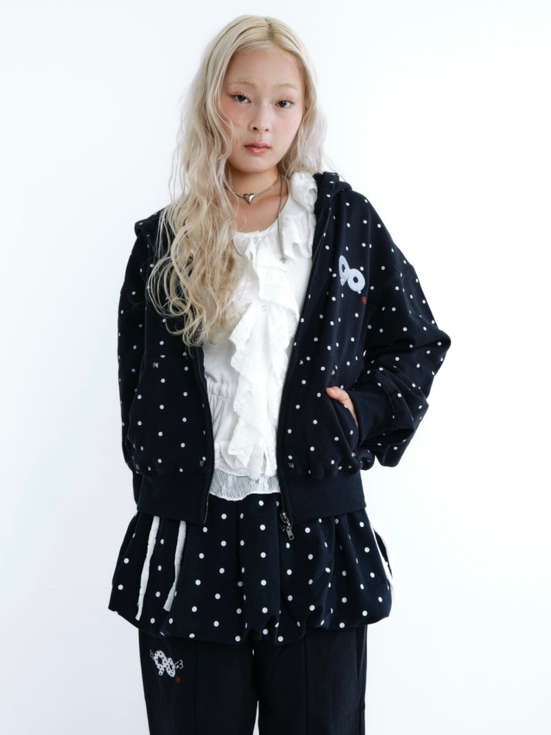 Angel Dot Zip Hoodie – YZ