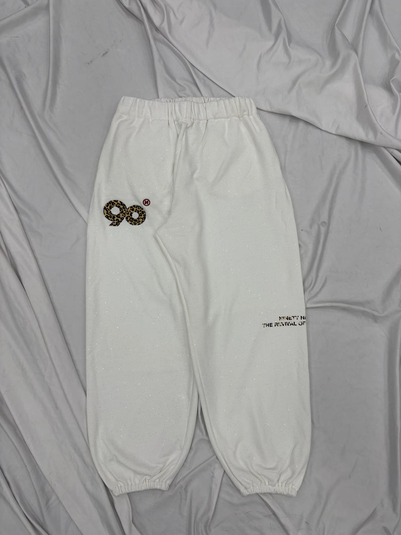 90 Logo Glitter Sweat Pants – YZ